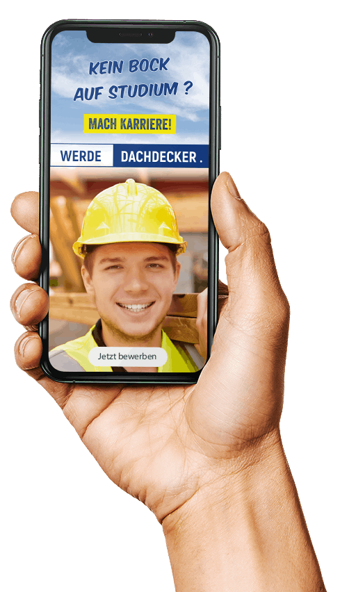 Mit einem Klick gelangst Du direkt zu unserer 3-Minuten-Bewerbung! Jetzt bewerben!