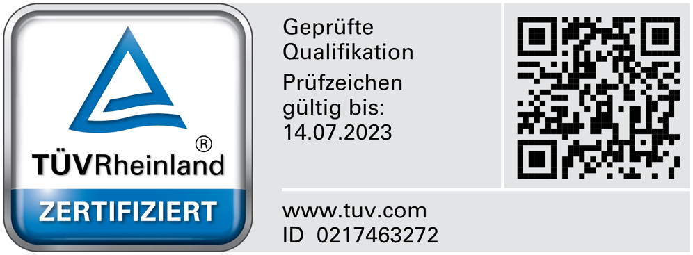 Unser hochmoderner Poolbau und unsere innovative Technik sind TÜV-zertifiziert! TÜV-Zertifizierung